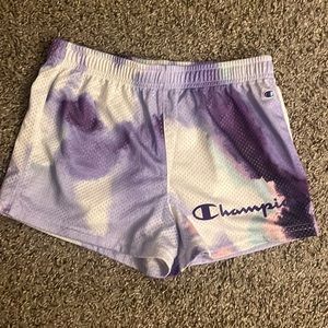 Girls XL purple Tie Dye shorts